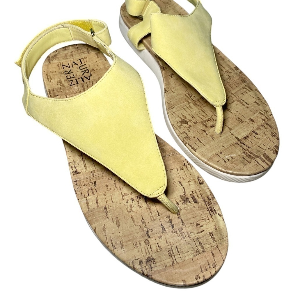 Naturalizer Women Wedge Heel Slingback Sandals Meghan - Iced Lemon - Picture 2 of 10